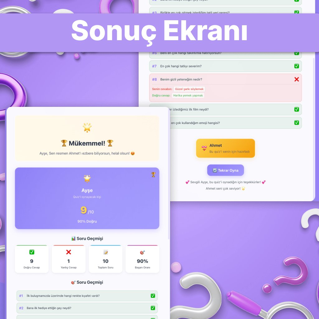 Soruları Hazırla, Sevgilinle Oyna! - Loventumm